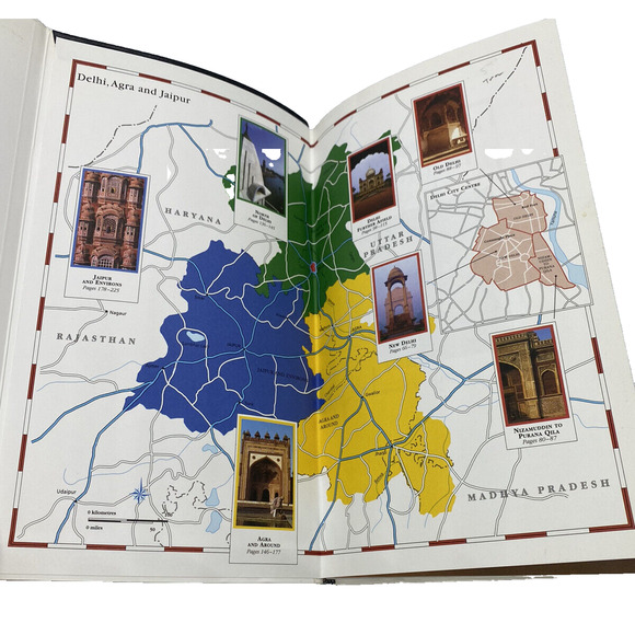 Delhi, Agra and Jaipur: Dorling Kindersley Travel Guides 2000 Paperback 1st Ed. - Picture 3 of 9